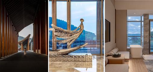 稻田與廊橋 寧波國際會議中心的自然與人文交融